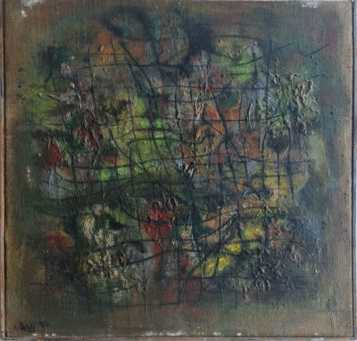 ISRAEL PALDI - Technique: Oil on canvas Size: 100X100