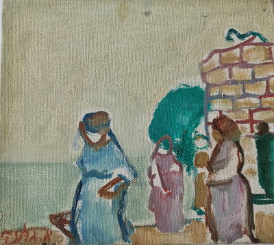 AHARON GILADI - Technique: Oil on canvas Size: 24x27