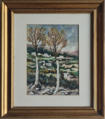 YEHUDA RODAN - Technique: Gouache on paper Size: 33x23