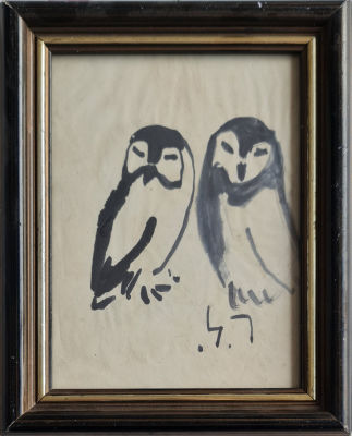 רודי להמן - Technique: ink on paper Size: 19x13