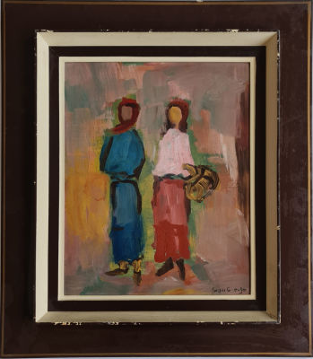 HENIA TEICHMAN - Technique: oil on board Size: 38x30