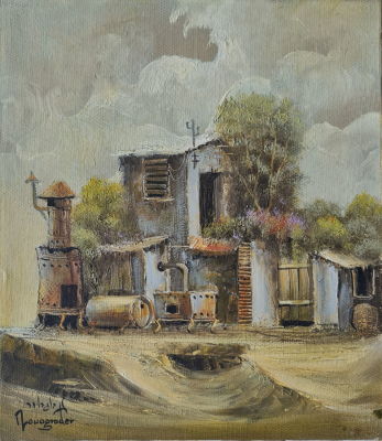 YAACOV NOVOGRODER - Technique: Oil on canvas Size: 24x21