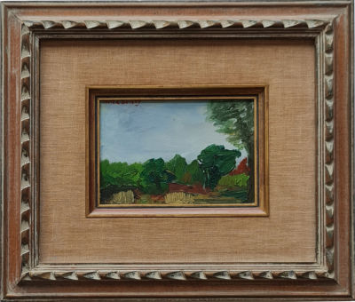 BELA SCHAKY - Technique: oil on wood Size: 12x17