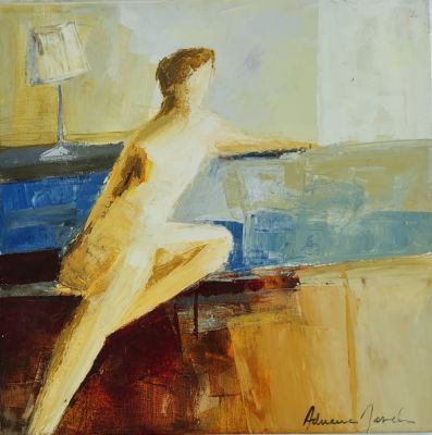 ADRIANA NAVE - Technique: Oil on canvas Size: 50x50