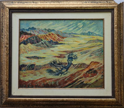 CLAIRE SZILARD - Technique: Oil on canvas Size: 51x61