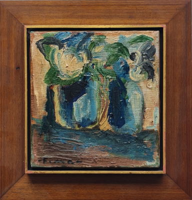EPHRAIM FIMA ROITENBERG - Technique: Oil on canvas Size: 22x21