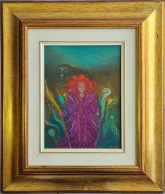 AVRI OHANA - Technique: oil on wood Size: 25x19