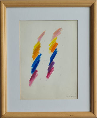 OSVALDO ROMBERG - Technique: Pastel and pencil on paper Size: 33x24