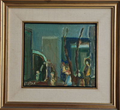 AHARON GILADI - Technique: Oil on canvas Size: 24x29