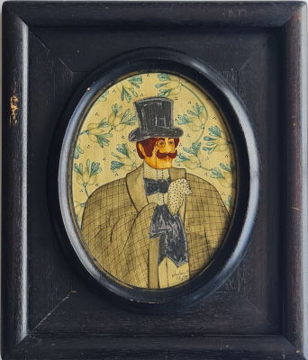 MIRIAM DAUBER - Technique: oil on wood Size: 22X18