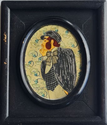 MIRIAM DAUBER - Technique: oil on wood Size: 22x18