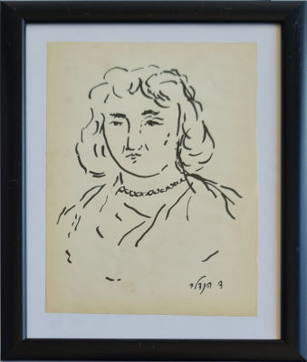 DAVID HENDLER - Technique: Ink on paper Size: 25x17