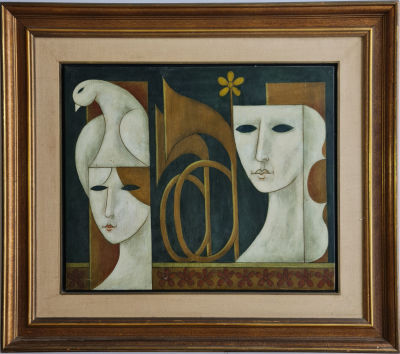 DAN KEIDAR - Technique: Oil on canvas Size: 52x60