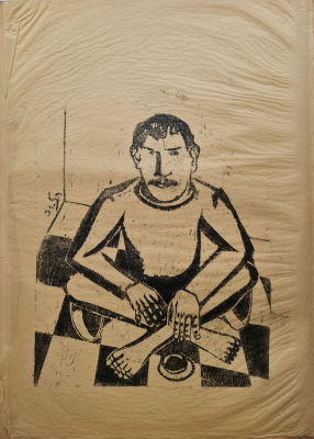 RUDI LEHMAN - Technique: Hand signed xylography (print from carving wood) Size: 70x48