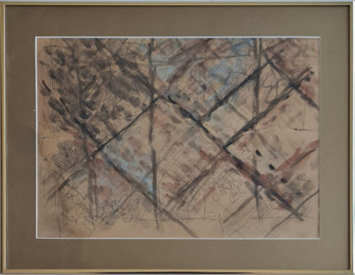 YEHEZKEL STREICHMAN - Technique: Watercolor on paper Size: 30x31