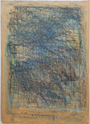 YEHEZKEL STREICHMAN - Technique: Pastel and charcoal on paper Size: 50x70