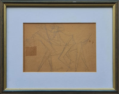 MARCEL JANCO - Technique: Drawing on paper Size: 14x20