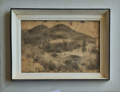 SIONA TAGGER - Technique: Charcoal on paper Size: 24X34