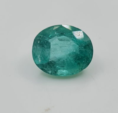 אבן אמרלד מלוטשת, 3 קראט, זוהרת ונוצצת, טבעית מהכספת באחריות מלאה