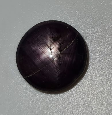 אבן רובי סטאר אפריקאי מלוטשת, 6 קראט, טבעית מהכספת באחריות מלאה