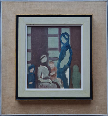 AHARON GILADI - Technique: OIL ON CANVAS Size: 22x19