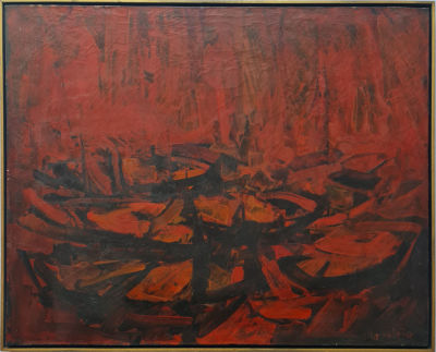 MEIR STEINGOLD - Technique: OIL ON CANVAS Size: 69x86