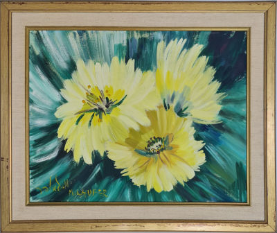 MILIA LAUFER - Technique: OIL ON CANVAS Size: 50x65