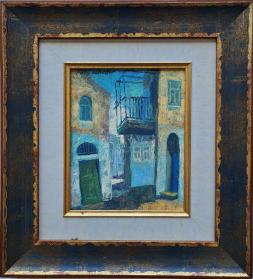 ROLY SHEFFER - Technique: OIL ON MAZONITE Size: 20x16