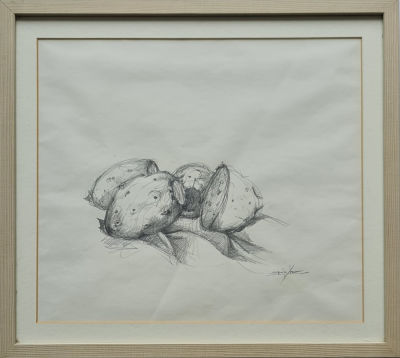 DIM YUZ - Technique: DRAWING ON PAPER Size: 34x38