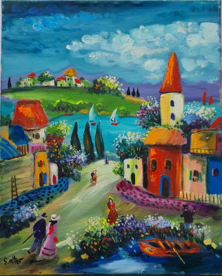 SHLOMO ALTER - Technique: OIL ON CANVAS Size: 50x41