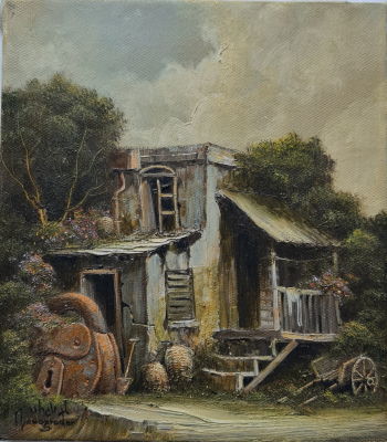 YAACOV NOVOGRODER - Technique: OIL ON CANVAS Size: 24x21