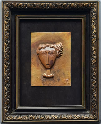 YOSL BERGNER - Technique: METAL PLAQUE 1/8 Size: 13x10