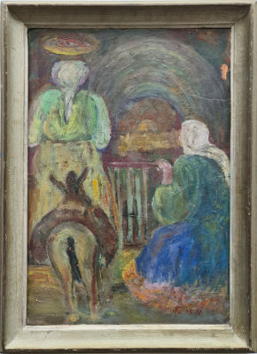 MORDECHAI ARIELI - Technique: OIL ON BOARD Size: 50X34