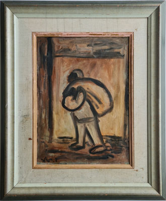 DAVID HENDLER - Technique: OIL ON CANVAS Size: 46x33