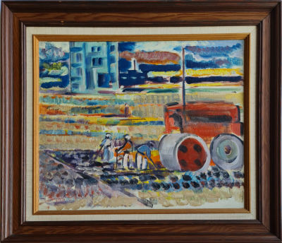 DAVID HENDLER - Technique: OIL ON CANVAS Size: 55x65