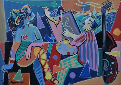 ISAAC MAIMON - Technique: OIL ON CANVAS Size: 50x71