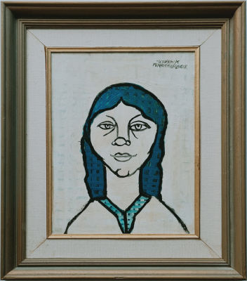 MENACHEM LEMBERGER - Technique: OIL ON CANVASBOARD Size: 40x30