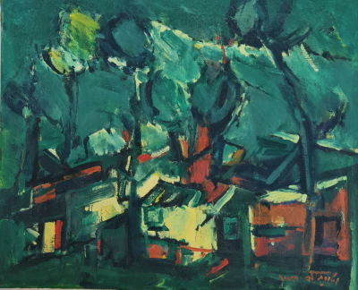 MEIR STEINGOLD - Technique: OIL ON CANVAS Size: 60x73