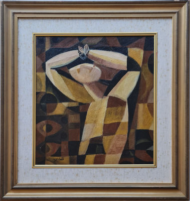 ZVI GALI - Technique: OIL ON CANVAS Size: 56x50