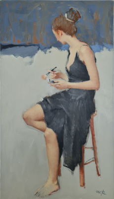 MISHA RAPOPORT - Technique: OIL ON CANVAS Size: 71x40