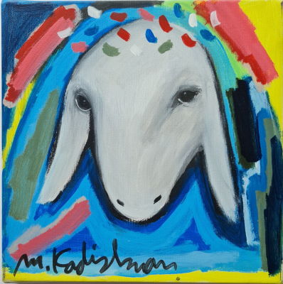 MENASHE KADISHMAN - Technique: ACRYLIC ON CANVAS Size: 30x30