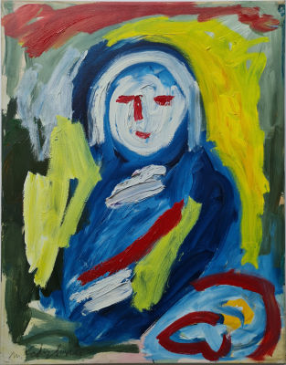 MENASHE KADISHMAN - Technique: ACRYLIC ON CANVAS Size: 80x60
