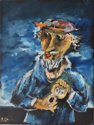 YOSL BERGNER - Technique: OIL ON CANVAS Size: 40x30