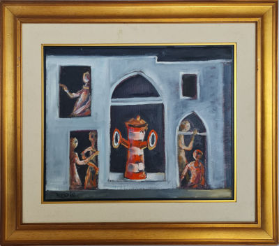 YOSL BERGNER - Technique: OIL ON CANVAS Size: 40x50