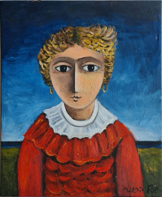 YOSL BERGNER - Technique: OIL ON CANVAS Size: 55x45