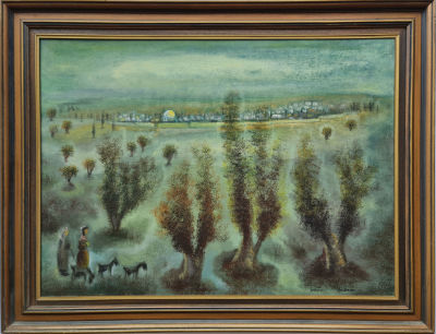 ALBERT GOLDMAN - Technique: OIL ON CANVAS Size: 73x100