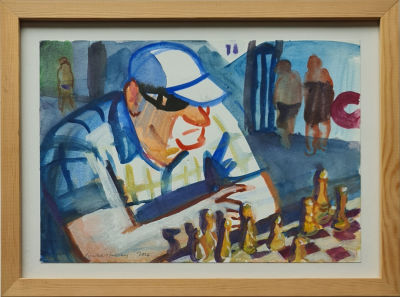 ANA LUKASHEVSKI - Technique: GOUACHE ON PAPER 
Size: 24x34
Date: 2016