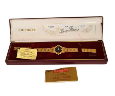 שעון לאישה DUFONTE BY LUCIEN PICCARD חדש עם אטיקט בקופסה מקורית , מנגנון קוורץ, יש 