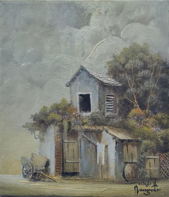 YAACOV NOVOGRODER - Technique: OIL ON CANVAS Size: 24x21