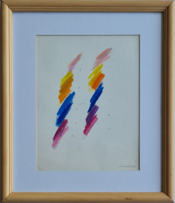 OSWALDO ROMBERG - Technique: PASTEL AND PENCIL Size: 33x24